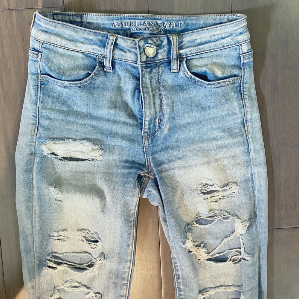 AE ripped jeans